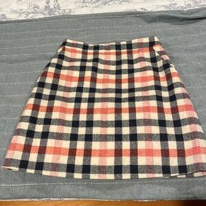 Boden plaid skirt size 4